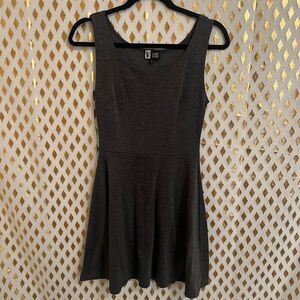 Grey skater a line dress Vibe size S